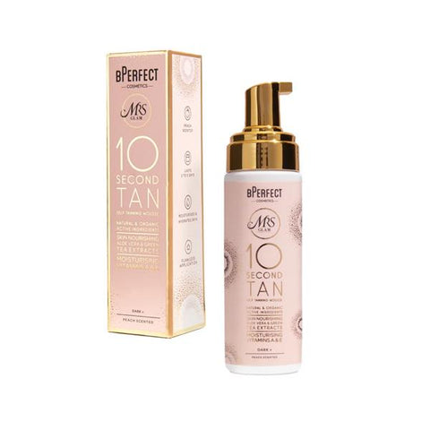 BPerfect Mrs Glam 10 Second Tan Mousse Peach Scent - Dark