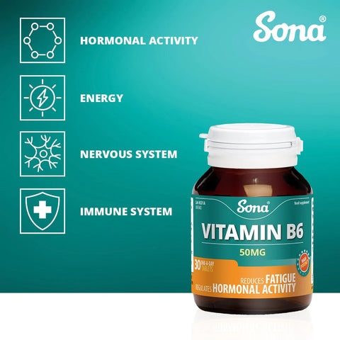 Sona Vitamin B6 30 Tablets