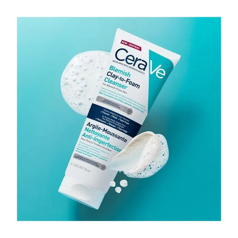 CeraVe Blemish Clay To Foam Cleanser 118ml