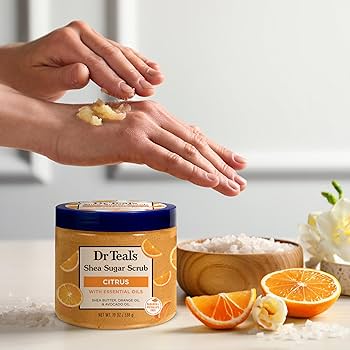 Dr Teals Shea Sugar Scrub - Vitamin C