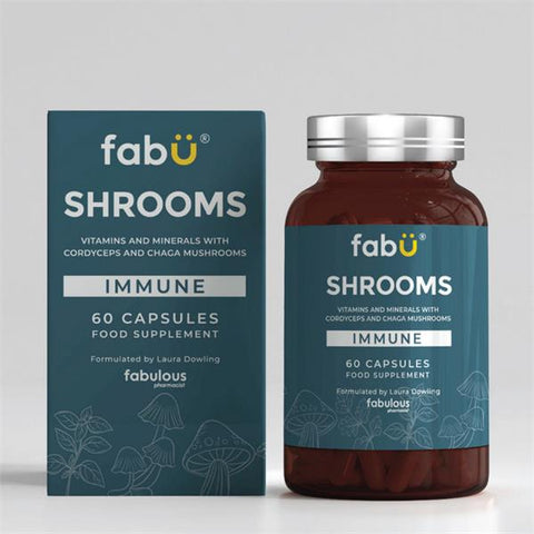 Fabu Shrooms Active & Immune 60 Capsules