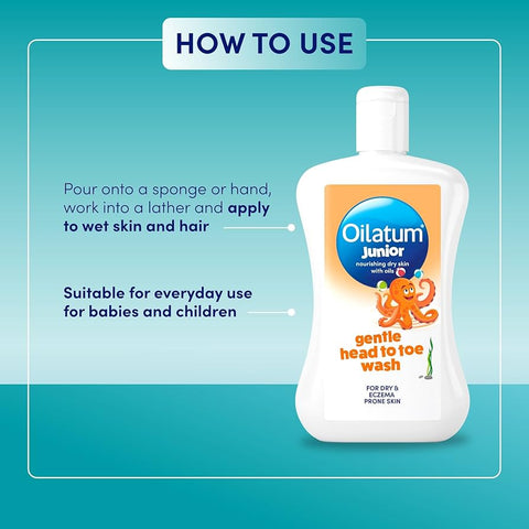 Oilatum Junior Head To Toe Wash 300ml