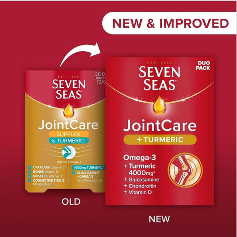 Seven Seas Joint Care + Tumeric Duo Pack 30+30