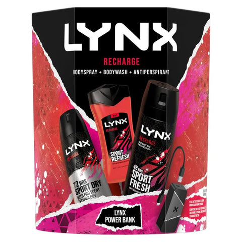 Lynx Recharge Gift Set