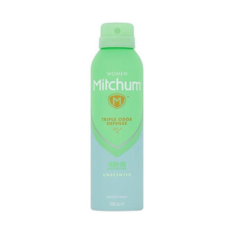 Mitchum Triple Odor Defense - Unscented Aerosol Anti-Perspirant