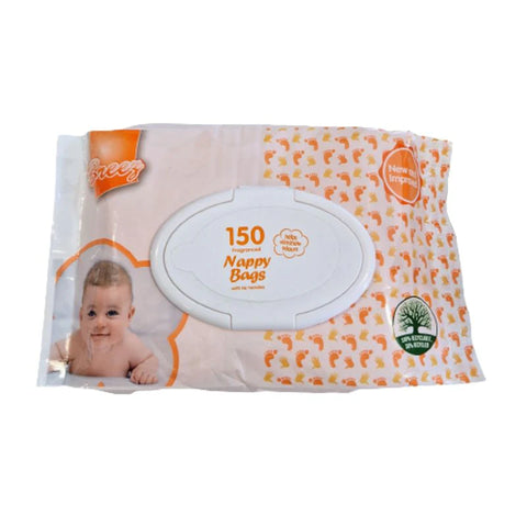 Breez Fragranced Nappy Bags x150
