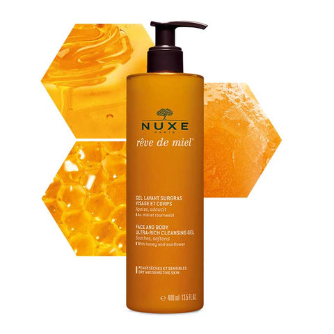 Nuxe Reve De Miel Face & Body Cleansing Gel 400ml