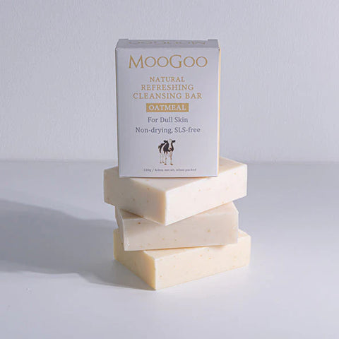 MOOGOO Oatmeal Natural Hydrating Cleansing Bar