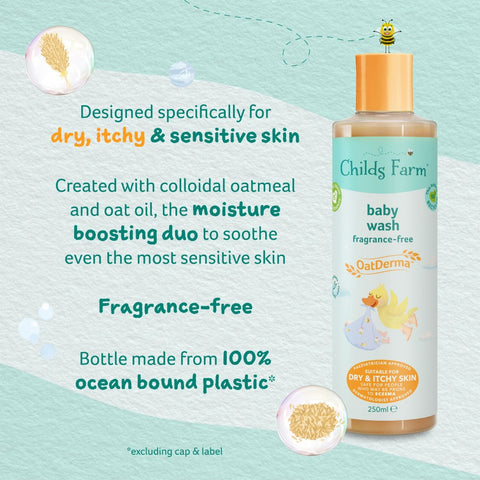 Childs Farm Baby Wash Oatderma 250ml