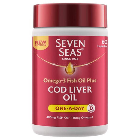 Seven Seas Cod Liver Oil One A Day 60 Capsules