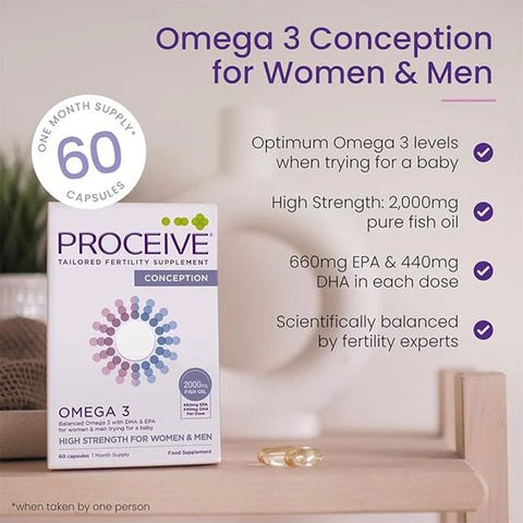 Proceive Conception Omega 3 For Women & Men 60 Capsules