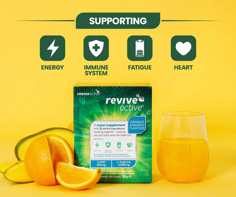 Revive Active 30 Sachets - Orange & Mango Flavour