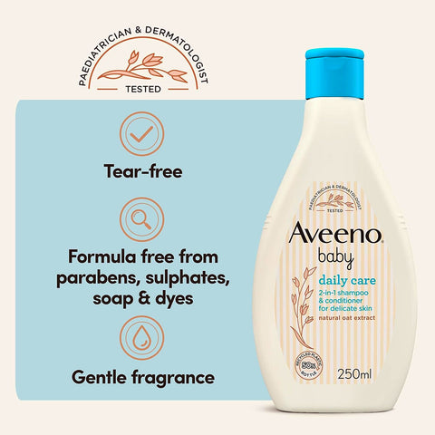 Aveeno Baby Daily Care 2in1 Shampoo and Conditioner 250ml