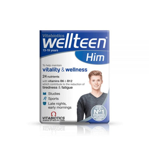 Vitabiotics Wellteen Him 13-19 Years 30 Tablets