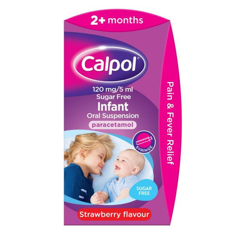 Calpol 120mg/5ml Infant Syrup Strawberry  140ml