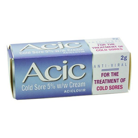 Acic Cold Sore 5% Cream - 2g