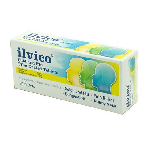 Ilvico Cold and Flu Tablets  20 Pack