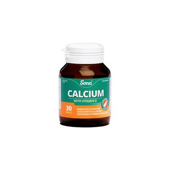 Sona Calcium with Vitamin D - 30 Tablets