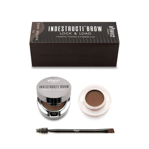 BPerfect Indestructi'Brow Dark Brown Eyebrow Pomade & Powder Duo