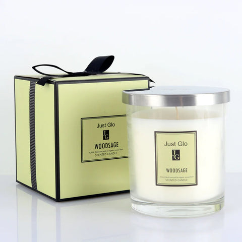 Just Glo Scented Candle - Woodsage