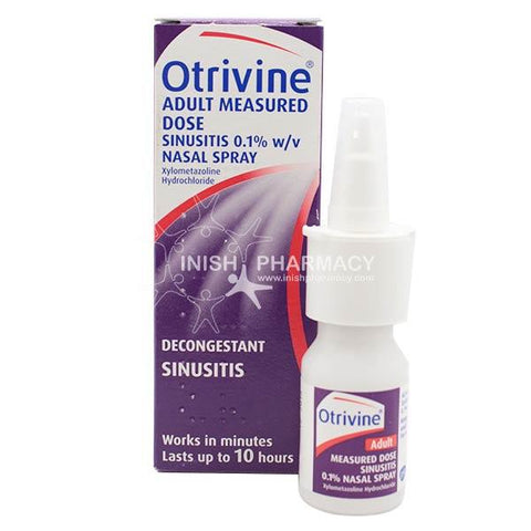 Otrivine Adult Sinusitis Spray - 10ml