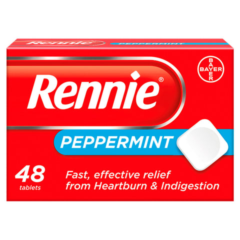 Rennie Peppermint 48 chewable tablets