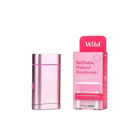 Wild Pink Case and Jasmine & Mandarin Blossom Deodorant Refill - Starter Pack