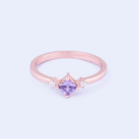 Knight and Day Jewellery HAILEY AMETHYST RING Size 7
