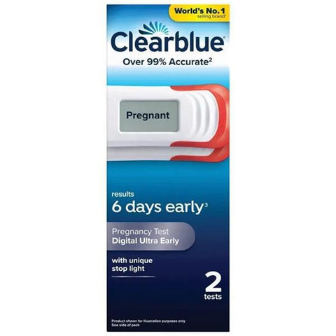 Clearblue Digital Ultra Early Pregnancy Test x2 Pack