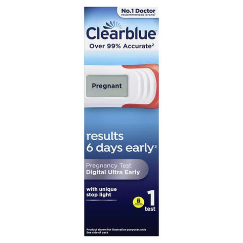 Clearblue Digital Ultra Early Pregnancy Test x1 Pack