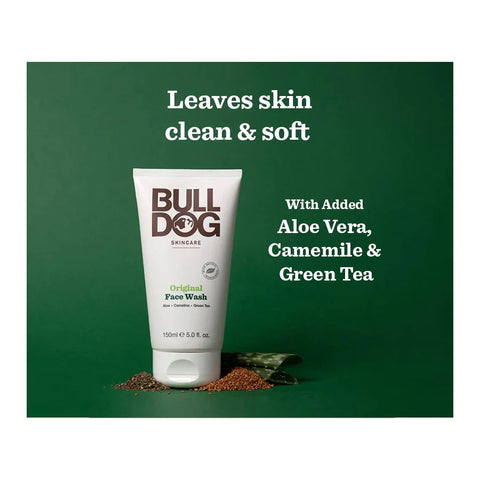 Bulldog Original Face Wash with Aloe Vera 150ml