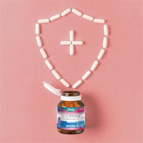 Sona AcidoPhilus Complete Probiotics 60 Capsules