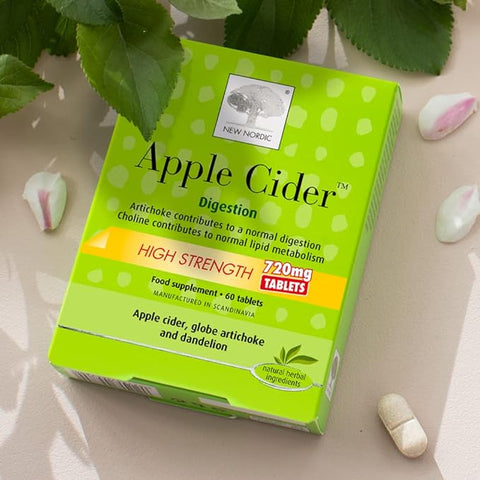 New Nordic Apple Cider High Strength 720mg Tablets x60
