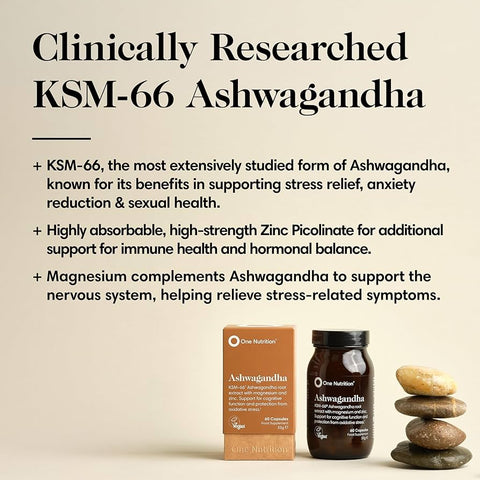 One Nutrition Ashwagandha 60 Capsules