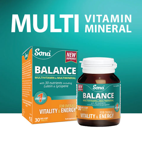 Sona Balance Multivitamin & Multimineral 30 Tablets