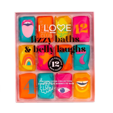 I Love Fizzy Baths & Belly Laughs 12 Piece Gift Set