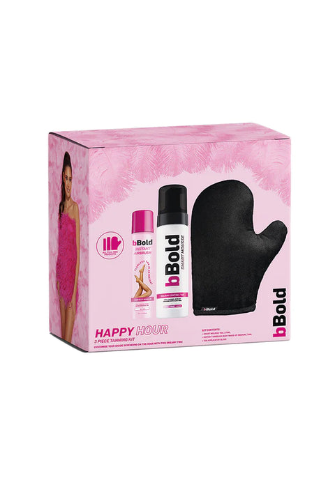 bBold Happy Hour 3 Piece Tanning Kit