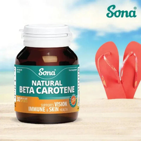Sona Natural Beta Carotene 30 Capsules