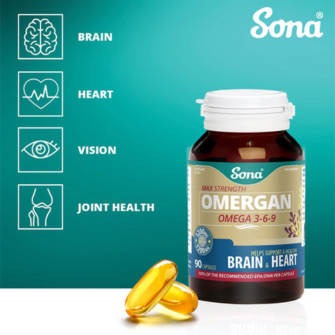 Sona Omergan 3-6-9 x90 Capsules