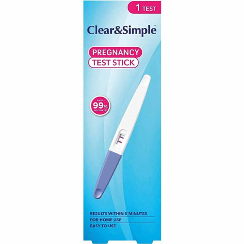 Clear & Simple Pregnancy Test Stick x1 Pack
