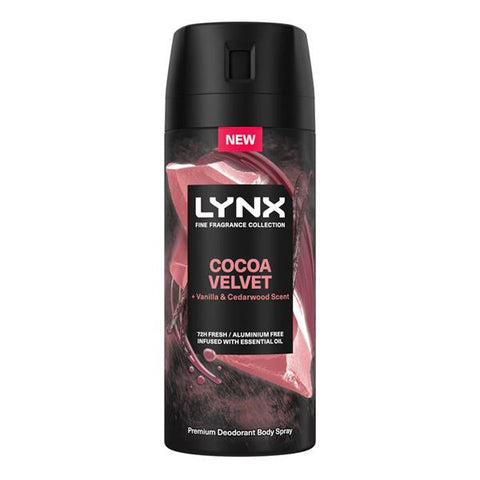 Lynx Body Spray 150ml - Cocoa Velvet