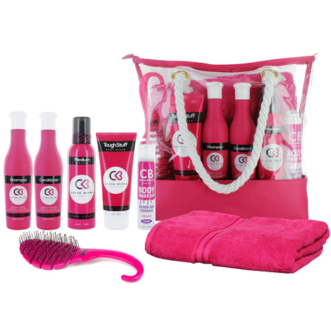 Towel & Brush Tan Gift Set