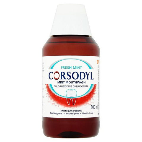 Corsodyl 0.2% Mouthwash - Fresh Mint 300ml