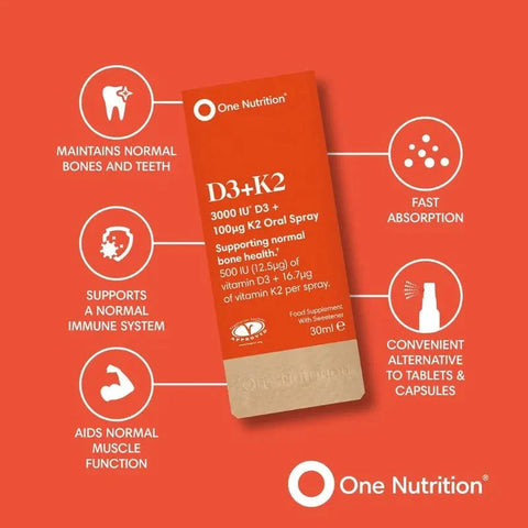 One Nutrition D3+K2 Oral Spray 30ml