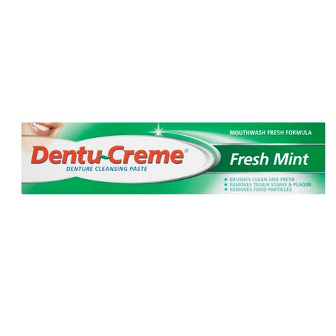 Dentu-Creme Denture Cleansing Paste - Fresh Mint