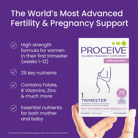 Proceive Pregnancy 1 Trimester 60 Capsules