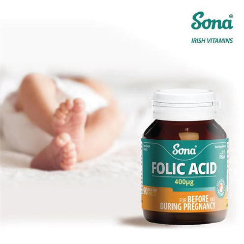 Sona Folic Acid 400mg x90 Tablets