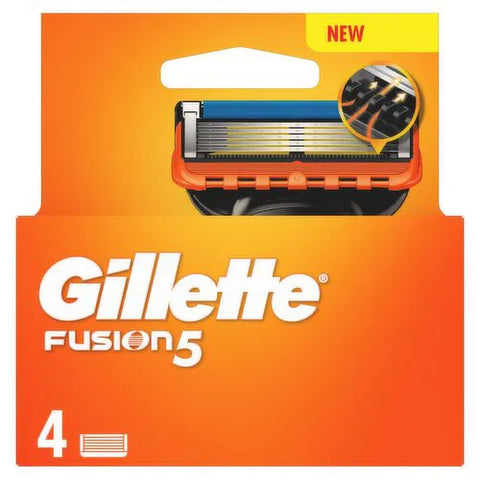 Gillette Fusion 5 Razor Refills For Men x4