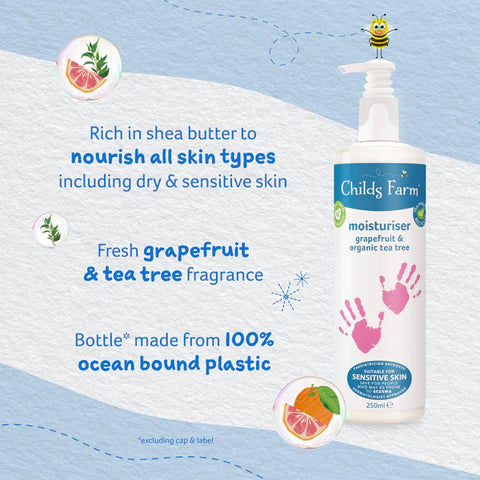 Childs Farm Moisturiser - Grapefruit and Organic Tea Tree 250ml