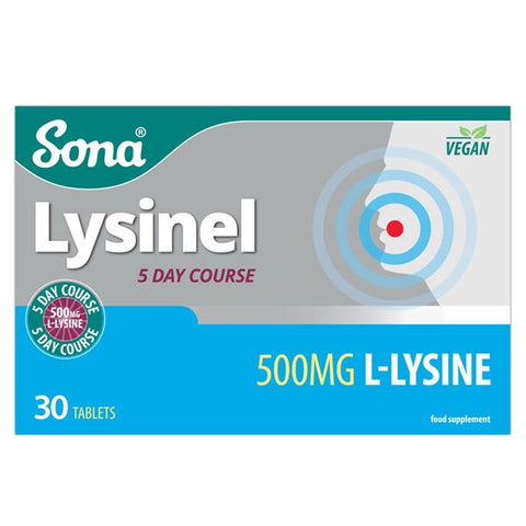 Sona Lysinel 5 Day Course x30 Tablets
